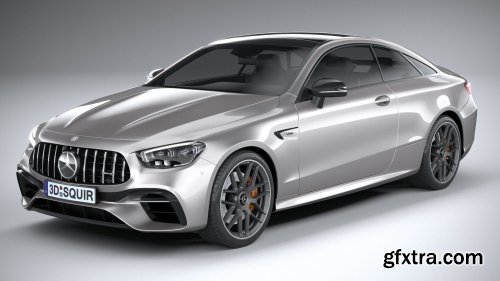 Mercedes-Benz E63 Coupe AMG 2021 3D model