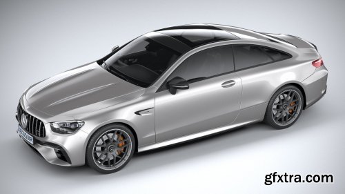 Mercedes-Benz E63 Coupe AMG 2021 3D model