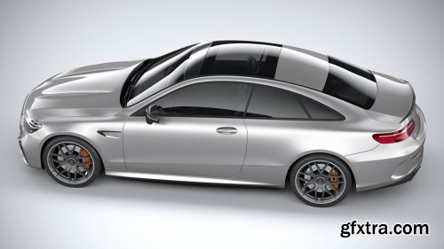 Mercedes-Benz E63 Coupe AMG 2021 3D model