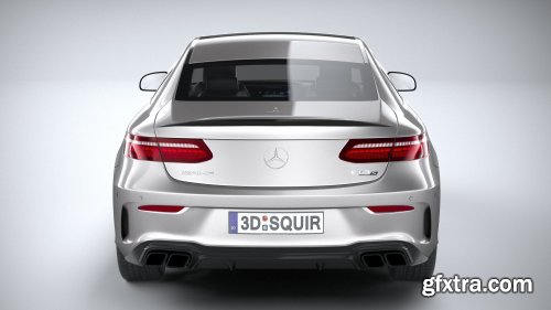 Mercedes-Benz E63 Coupe AMG 2021 3D model