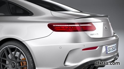 Mercedes-Benz E63 Coupe AMG 2021 3D model