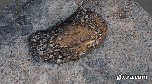 A Pothole (Raw Scan)
