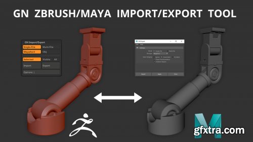 GN ZBrush/Maya Import/Export Tool