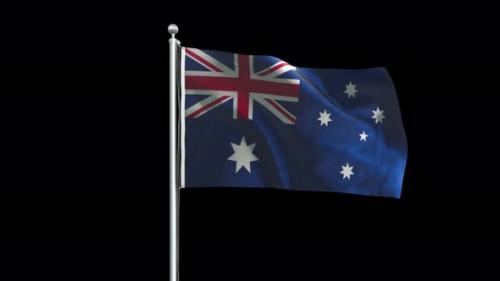 Videohive - Australia Flag Big - 38964986 - 38964986