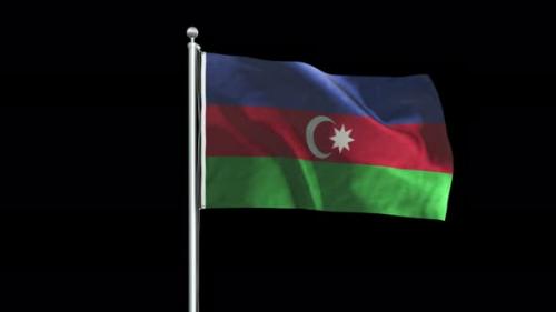 Videohive - Azerbaijan Flag Big - 38964990 - 38964990