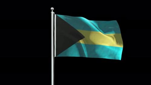 Videohive - Bahamas Flag Big - 38964999 - 38964999