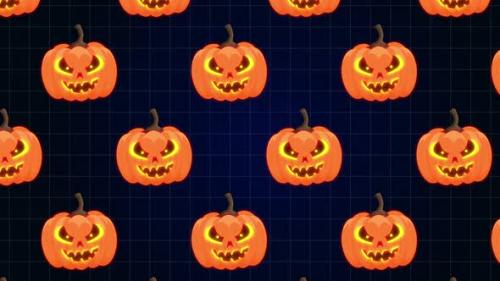 Videohive - Halloween Pumpkin Background - 38965128 - 38965128