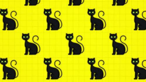 Videohive - Halloween Cat Background - 38965156 - 38965156