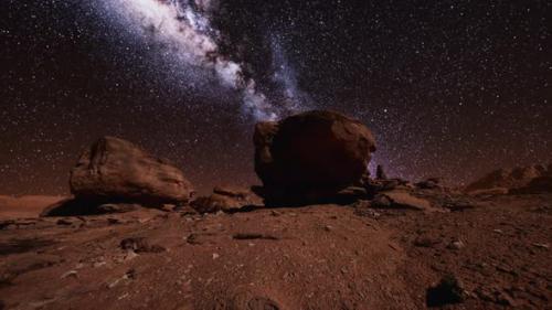 Videohive - Amazing Milky Way Over Monument Valley - 38950543 - 38950543