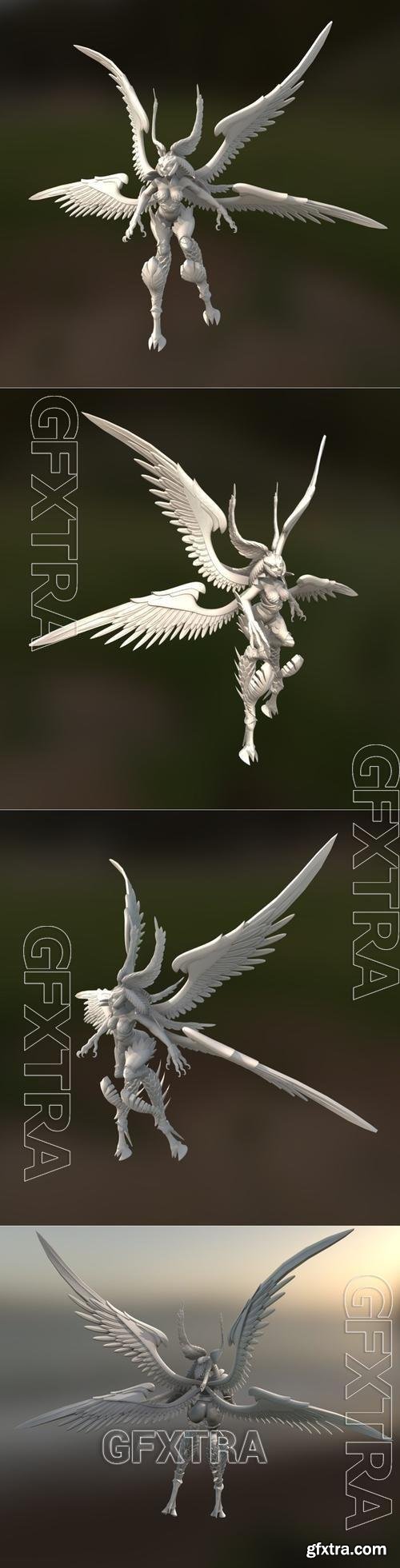 Garuda Final Fantasy XIV 3D 