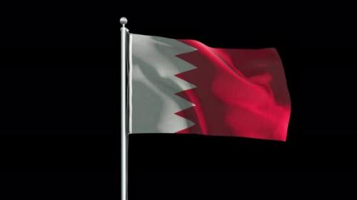 Videohive - Bahrain Flag Big - 38964997 - 38964997