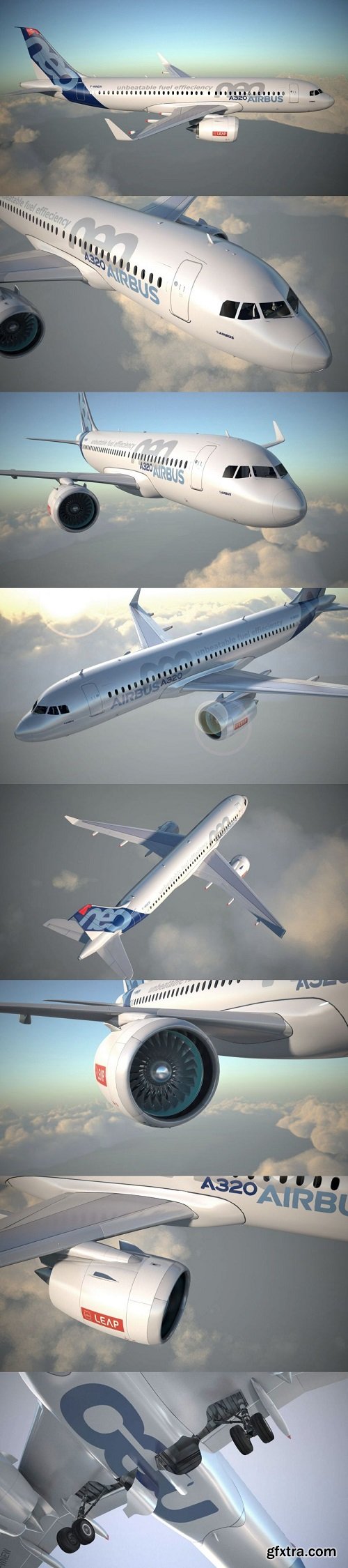 Airbus A320 NEO 3D Model