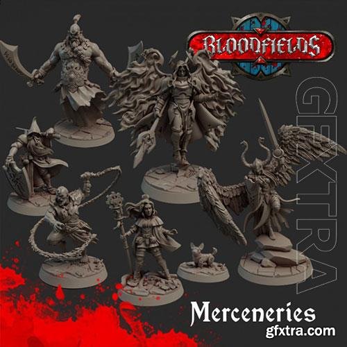 Mercenaries - Bloodfields Expansion 3D Print