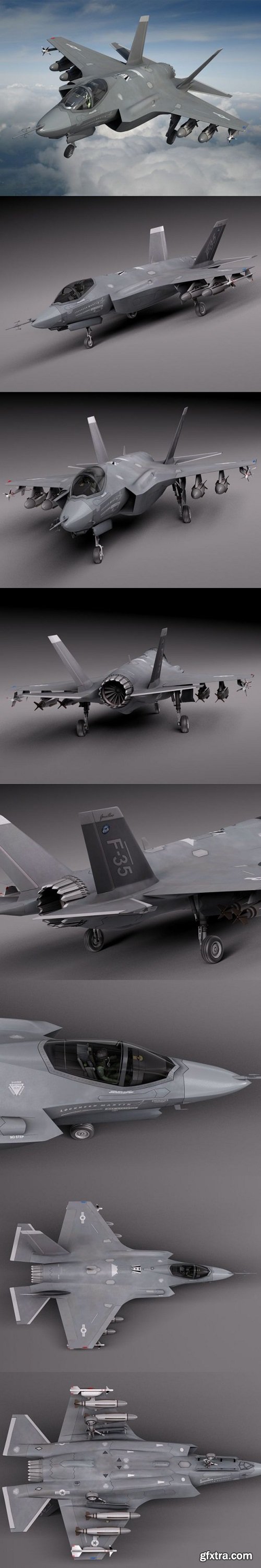 Lockheed Martin F-35 Lightning II 3D Model