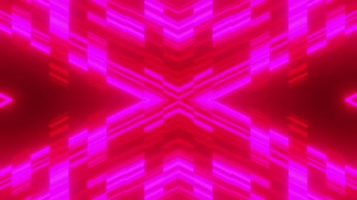 Videohive - Neon Noised Bright Red X Background For Party Vj Loop HD - 38931613 - 38931613