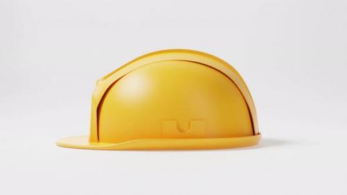 Videohive - Seamless looping yellow hardhat construction helmet motion - 38960489 - 38960489