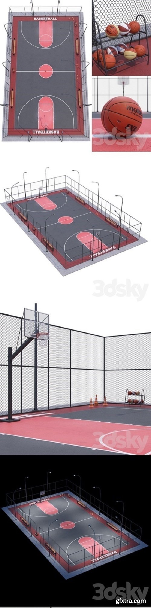 Basketball field