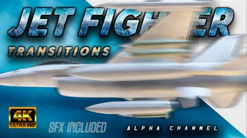 Videohive - Jet Fighter Transitions 4k - 38960579 - 38960579