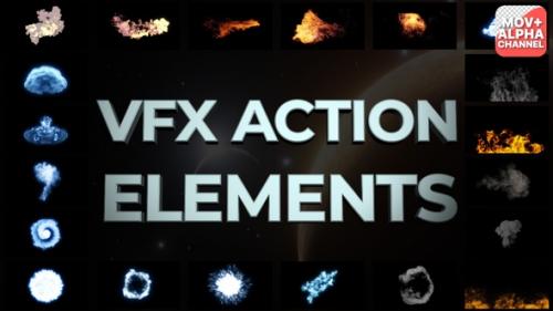 Videohive - VFX Action Elements | Motion Graphics Pack - 38960971 - 38960971