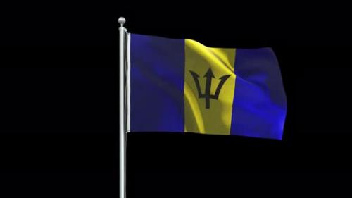 Videohive - Barbados Flag Big - 38965006 - 38965006