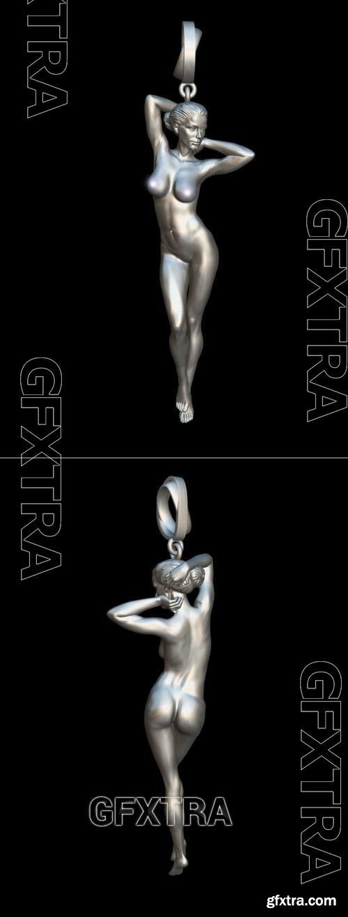 Pendant Girl 3D