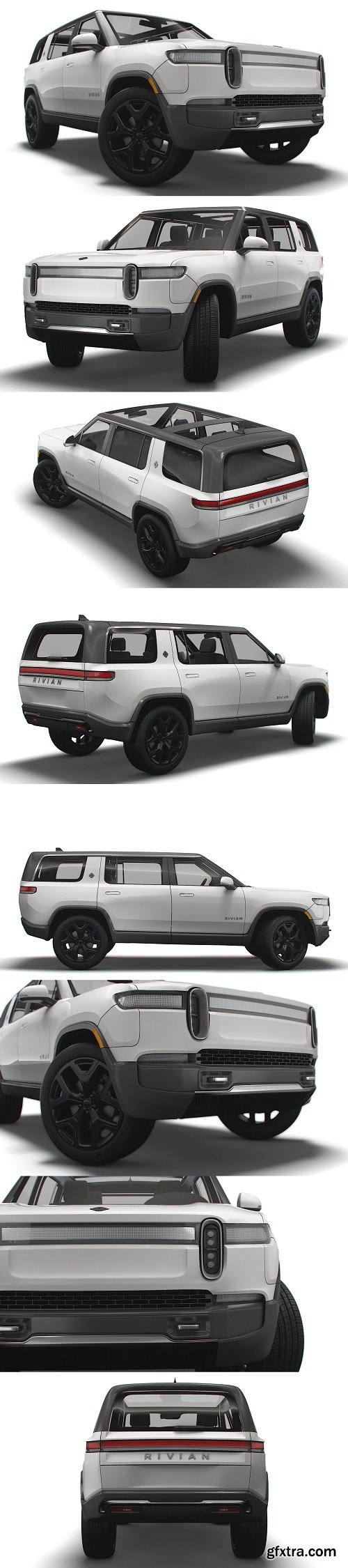 Rivian R1S Adventure 2022 3D Model