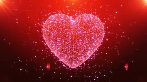 Videohive - Particle Heart 04 - 38990755 - 38990755