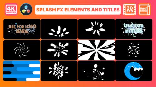 Videohive - Splash FX Pack for DaVinci Resolve - 38960692 - 38960692