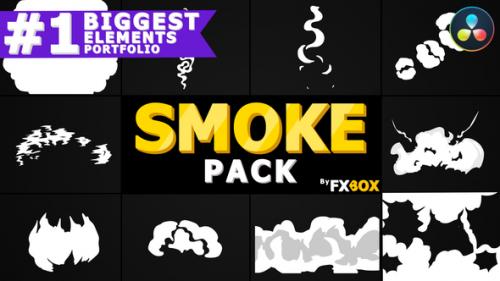 Videohive - Smoke Elements and Transitions Pack | DaVinci Resolve - 38986999 - 38986999