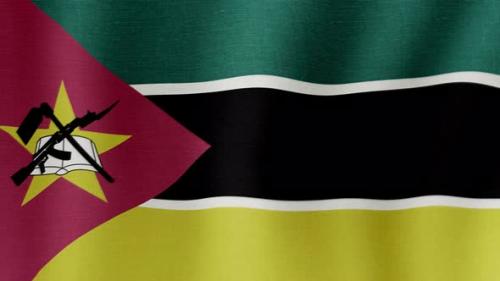 Videohive - The National Flag of Mozambique - 38995362 - 38995362