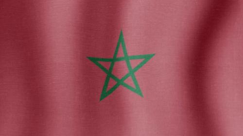 Videohive - The National Flag of Morocco - 38995370 - 38995370