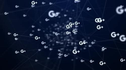 Videohive - Google Plus Icon Connection Network - 39003467 - 39003467