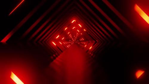 Videohive - Blinked Red Neon Vj Loop Show For Party Background HD - 39005335 - 39005335