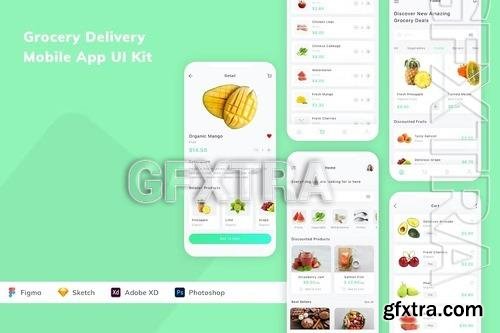 Grocery Delivery Mobile App UI Kit 7QKVRNS