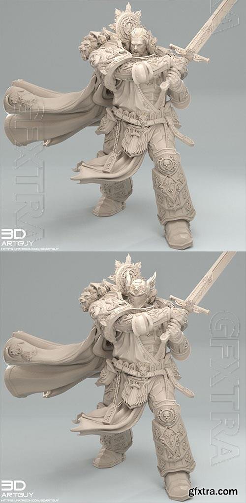 Lion Knight pose 1 3D Print