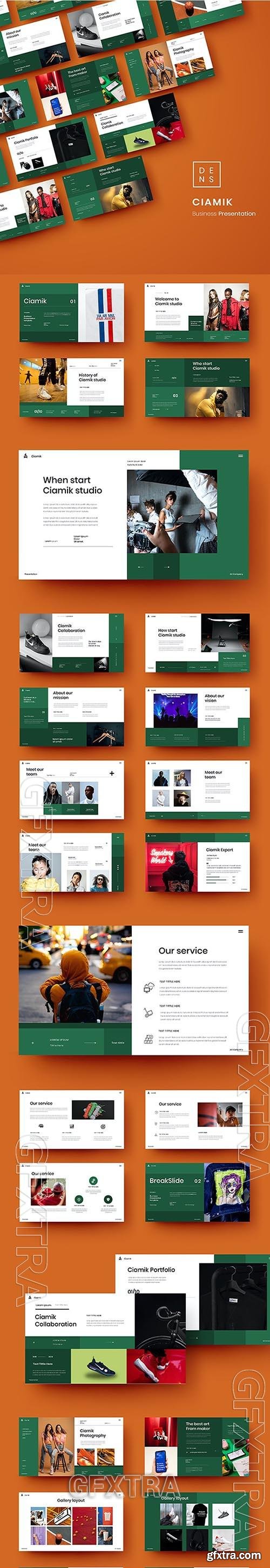 Ciamik - Business Keynote Template M4QX9L9