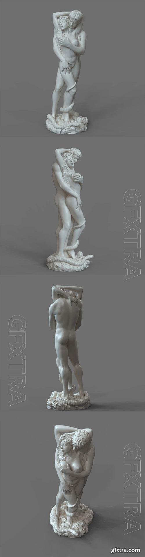 Adam and Eve 3D Print