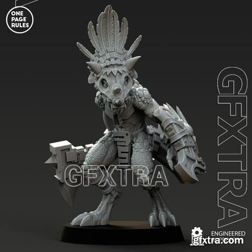 Saurian Gecko Chief 3D