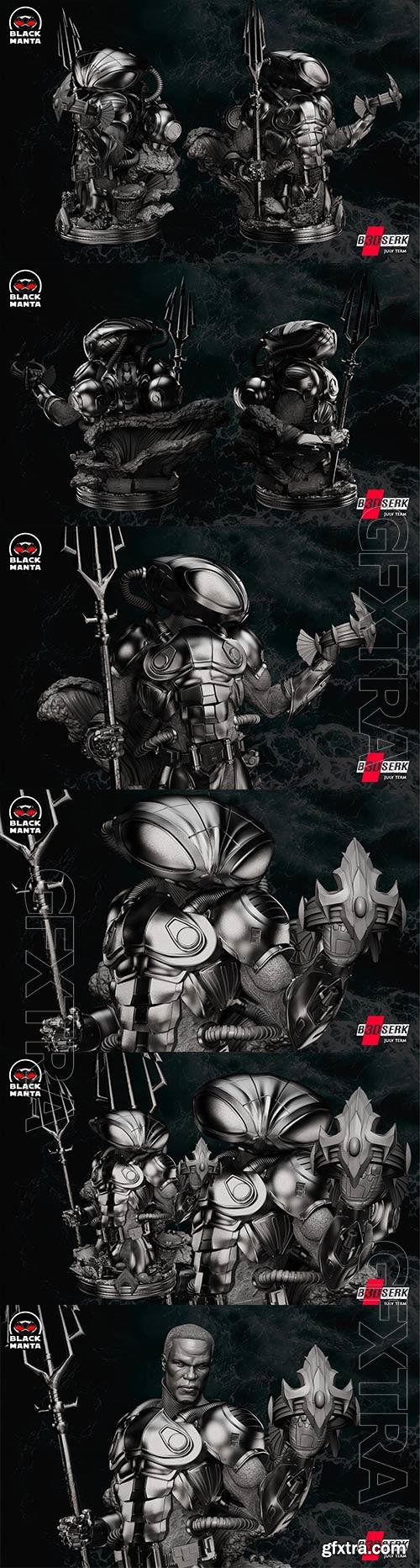 B3DSERK July term 2022 Black Manta 3D Print