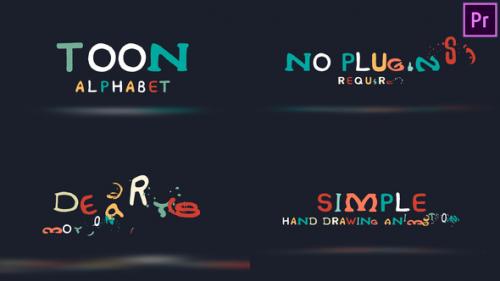 Videohive - Toon Alphabet Premiere Pro - 39064589 - 39064589