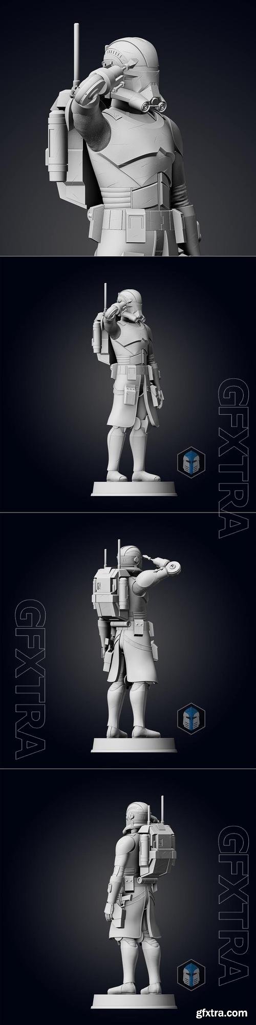 Bad Batch Echo Figurine - Pose 2 3D Print