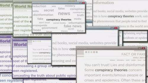 Videohive - Pop up windows with Conspiracy theories seamless looped - 38993503 - 38993503