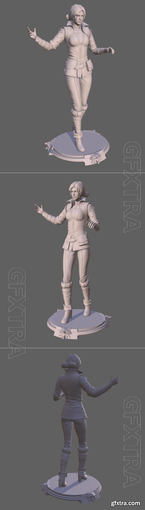 Triss Merigold - The Witcher 3D Print