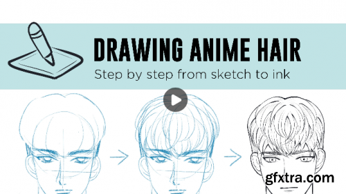 You CAN draw: A Detailed Guide to Drawing Anime Boys\' Hairstyles