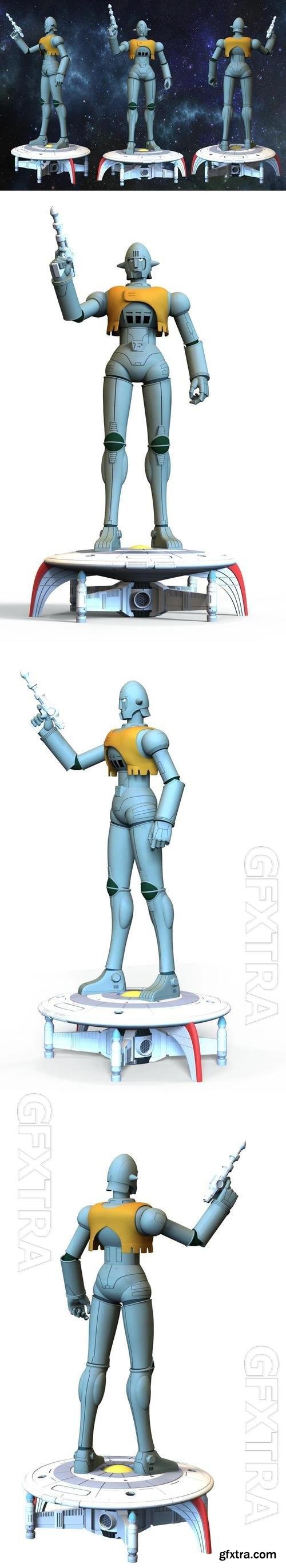 GRAG from Captain Future - Capitaine Flam 3D Print