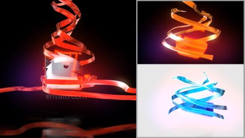 Videohive - Ribbon logo - 22862610 - 22862610