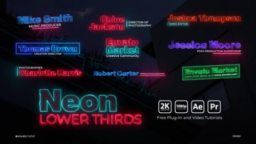 Videohive - Neon Lower Thirds - 31666572 - 31666572