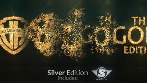 Videohive - Glitter Gold Particles Logo - 38318583 - 38318583