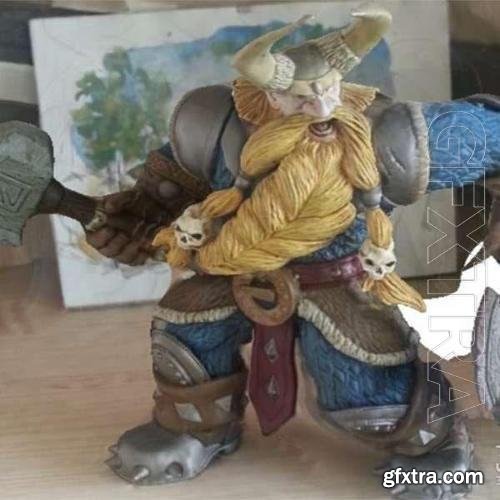 Dwarf Warrior Remix 3D Print