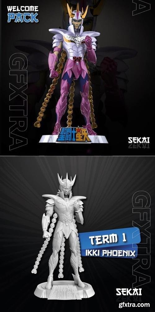 Ikki of Phoenix Sculpture 3D Print